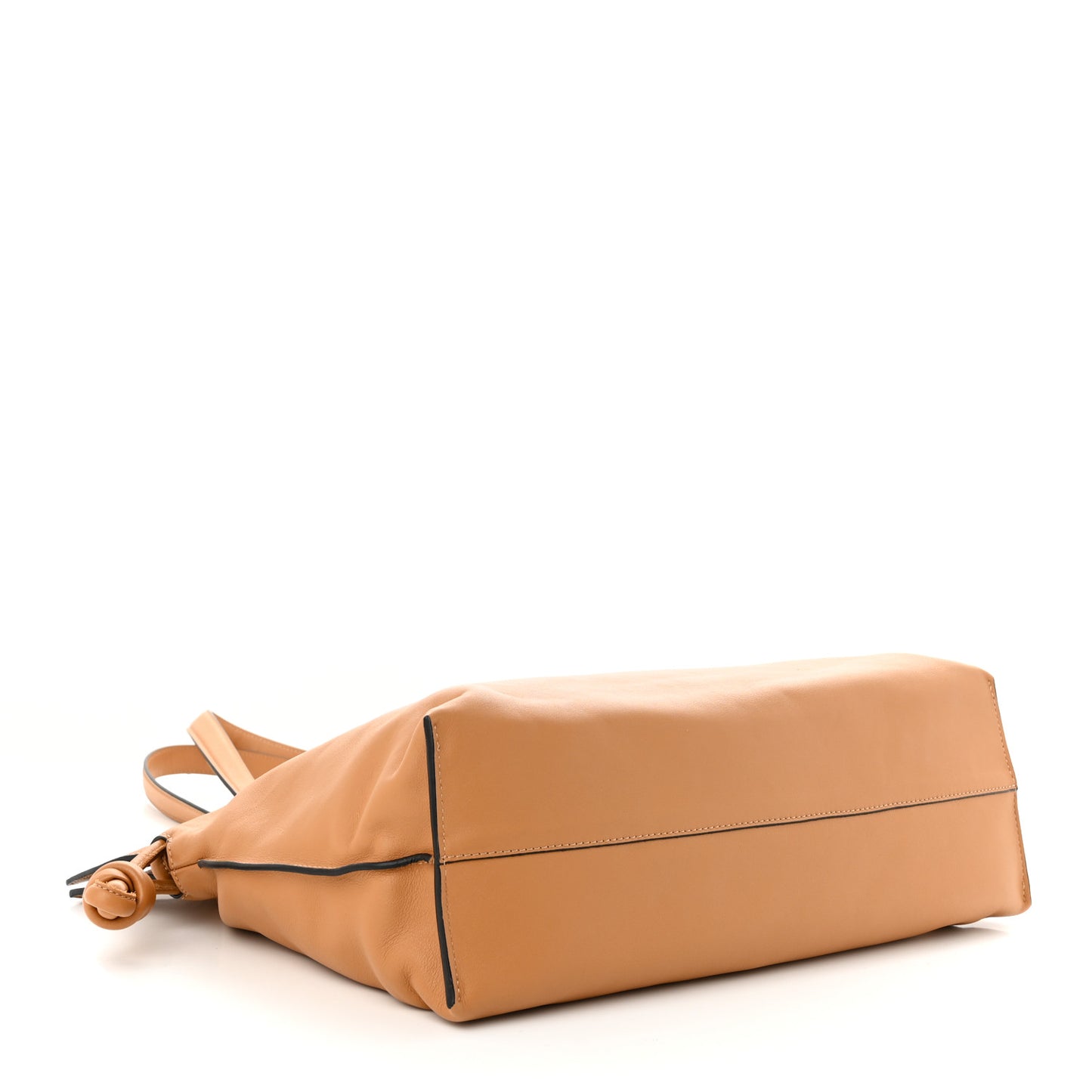 Calfskin Large Flamenco Knot Bag Warm Desert