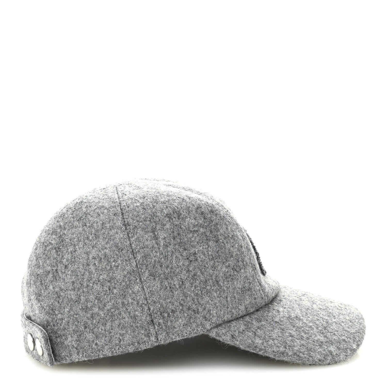 Hermes Wool Davis Varsity Cap Gris Clair 6 of 8