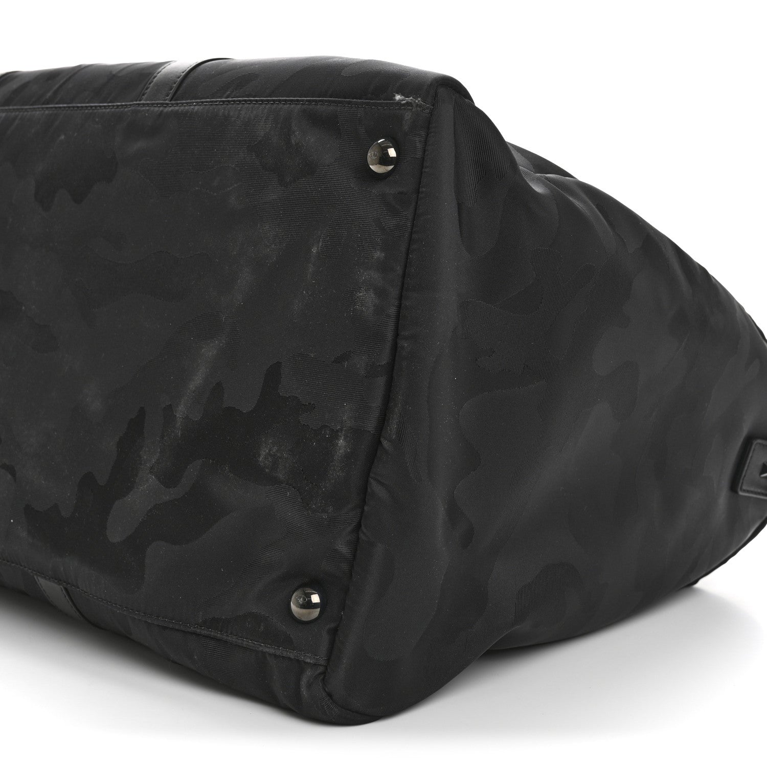 Valentino Garavani Nylon Camouflage Travel Duffle Black 8 of 9