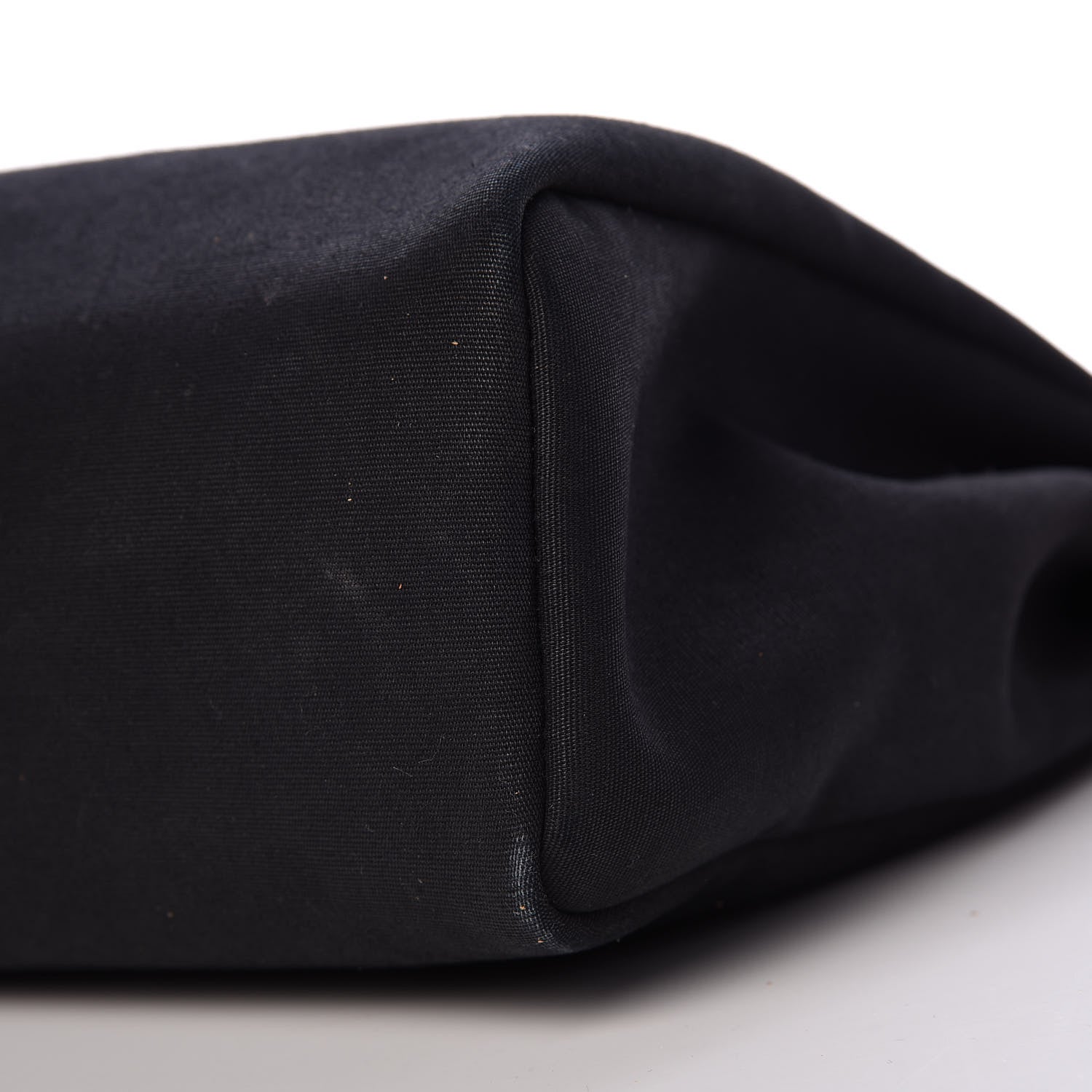 Hermes Toile Vache Calfskin Herbag 30 PM Black Natural 11 of 34