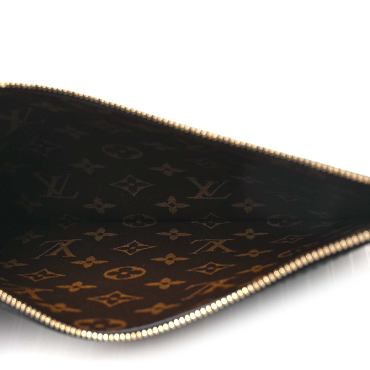 Louis Vuitton Calfskin Neverfull Inside Out MM Pochette Black 5 of 6