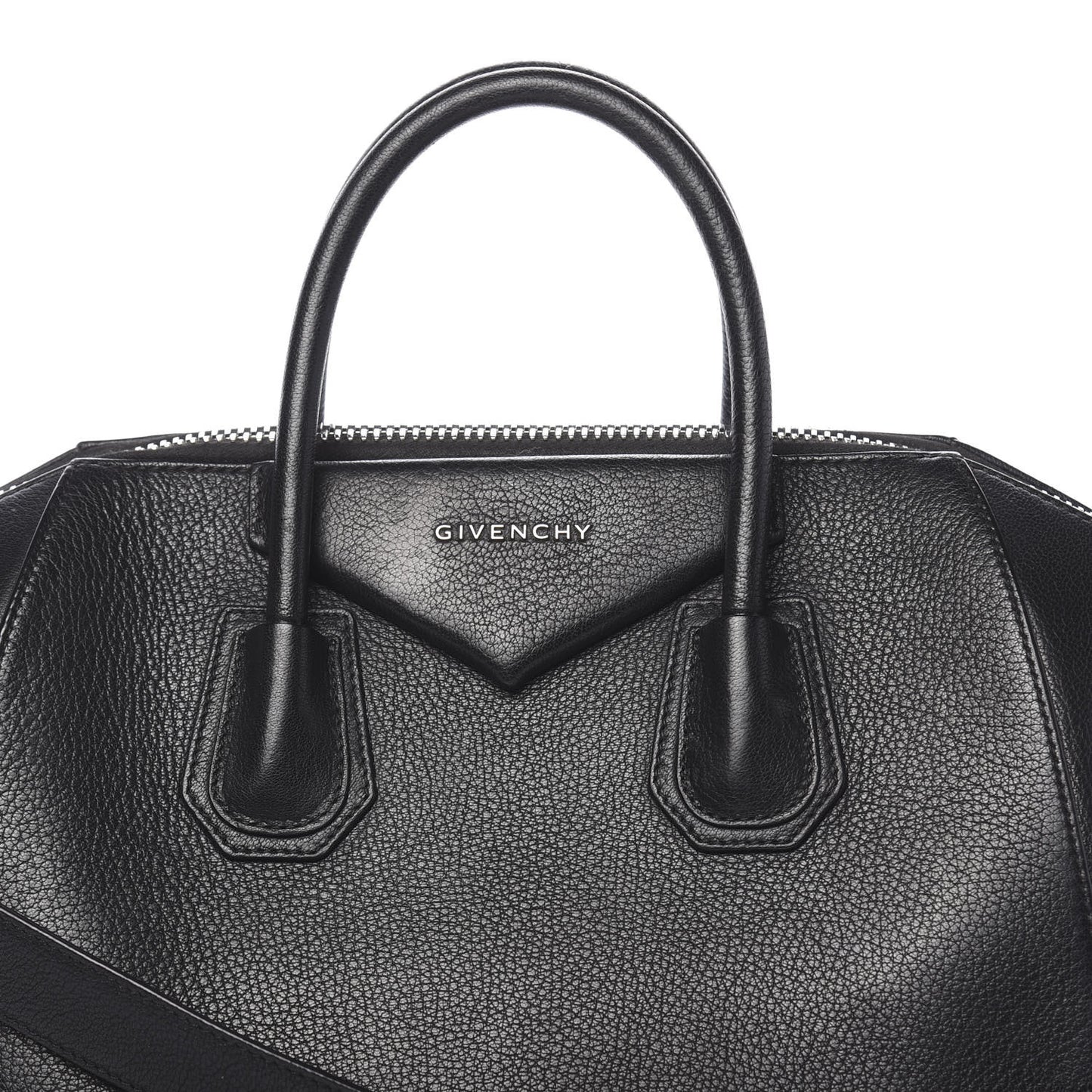 Sugar Goatskin Medium Antigona Black
