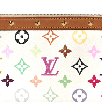 Louis Vuitton Monogram Multicolor Pochette Accessories White 7 of 11