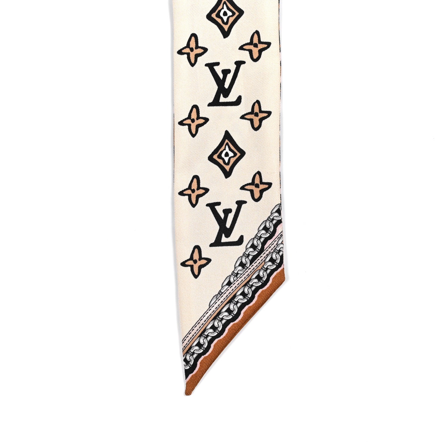 Louis Vuitton Silk Monogram Wild At Heart BB Bandeau Cream 5 of 6