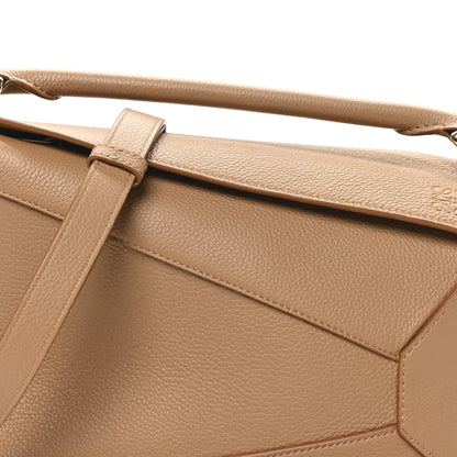 Loewe Grained Calfskin Small Puzzle Edge Bag Toffee 7 of 9
