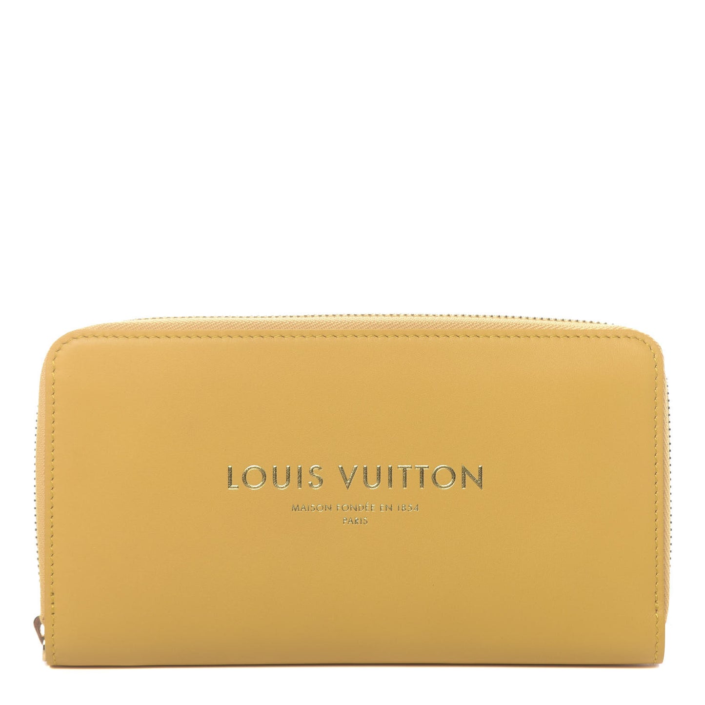 Supple Calfskin Paname Flight Zippy Wallet Yellow