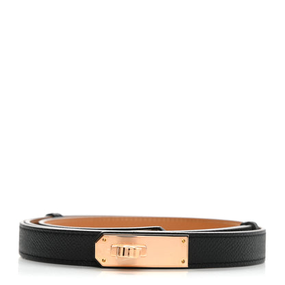 Hermes Epsom Kelly Belt Black 1 of 3