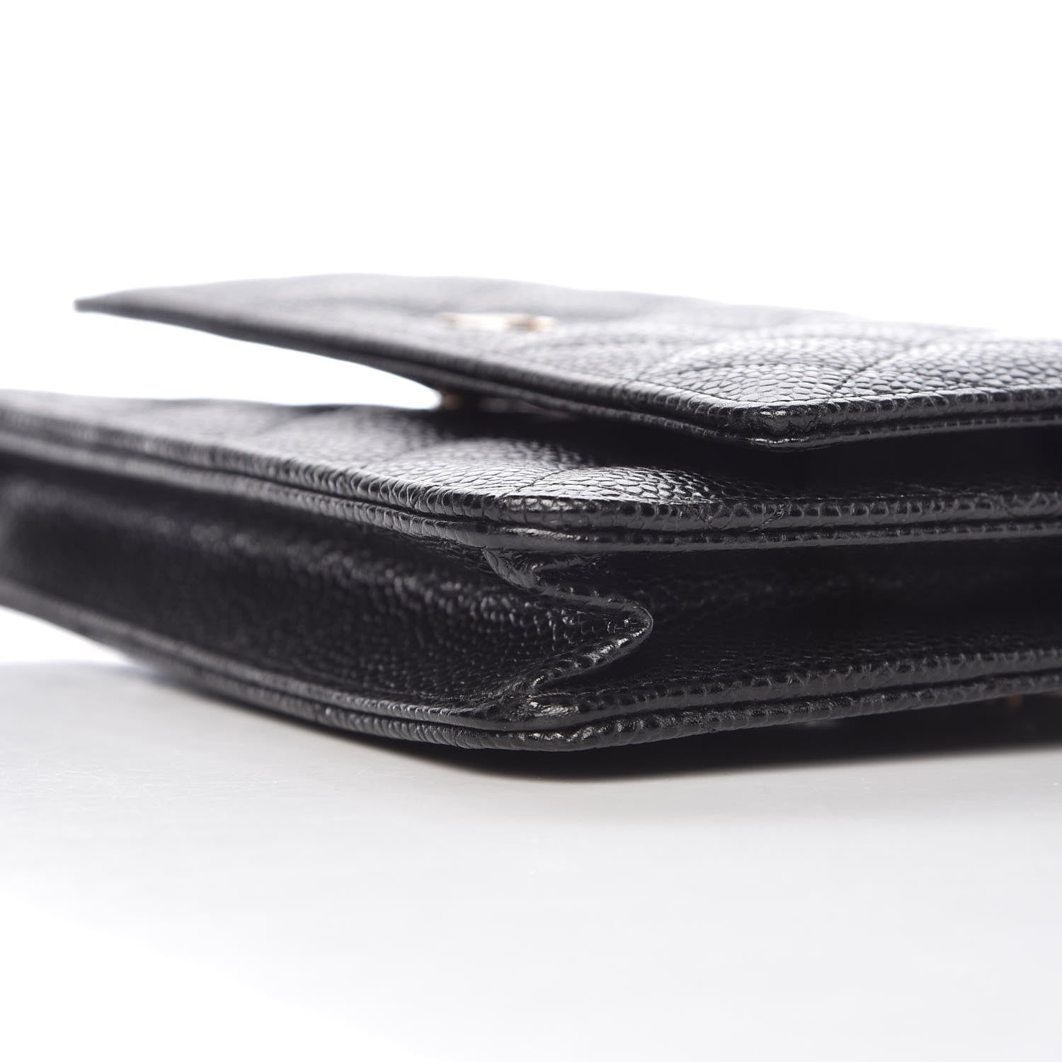 Chanel Caviar Quilted Wallet On Chain WOC Black 10 of 12