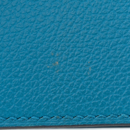 Hermes Evercolor Constance Wallet To Go Blue Zanzibar 12 of 12