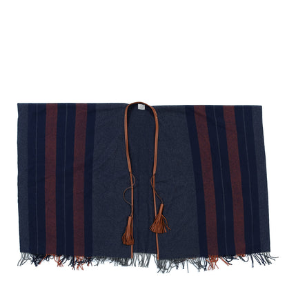 Hermes Merino Wool Cashmere Rocabar Poncho Gris 1 of 4
