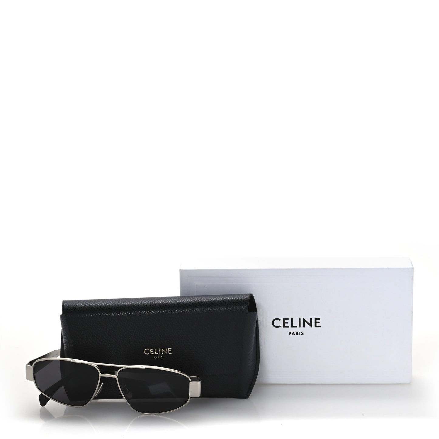 Metal Triomphe 03 Sunglasses CL40281U Silver Smoke