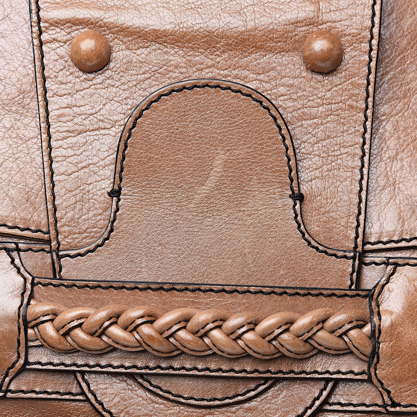 Calfskin Large Histoire Brown