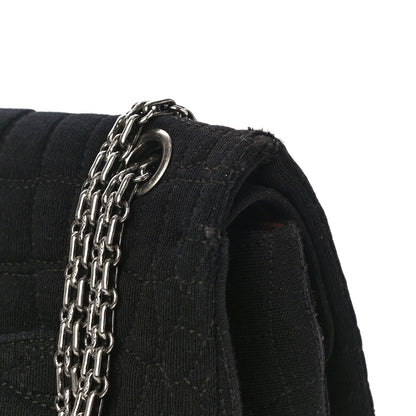 Chanel Jersey Coco's Croc 2.55 Reissue 226 Flap Black 14 of 15
