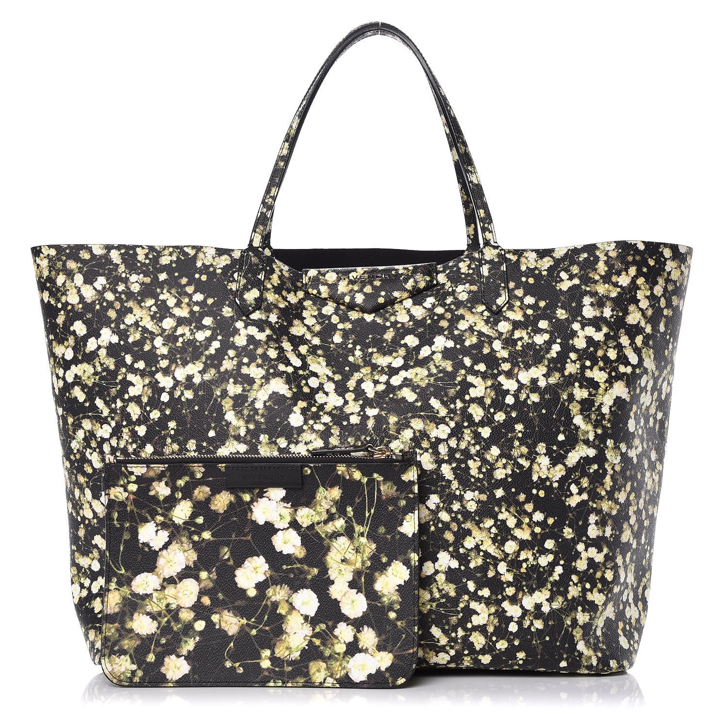 Givenchy Textured Coated Canvas Baby's Breath Print Large Antigona Tote 1 of 9