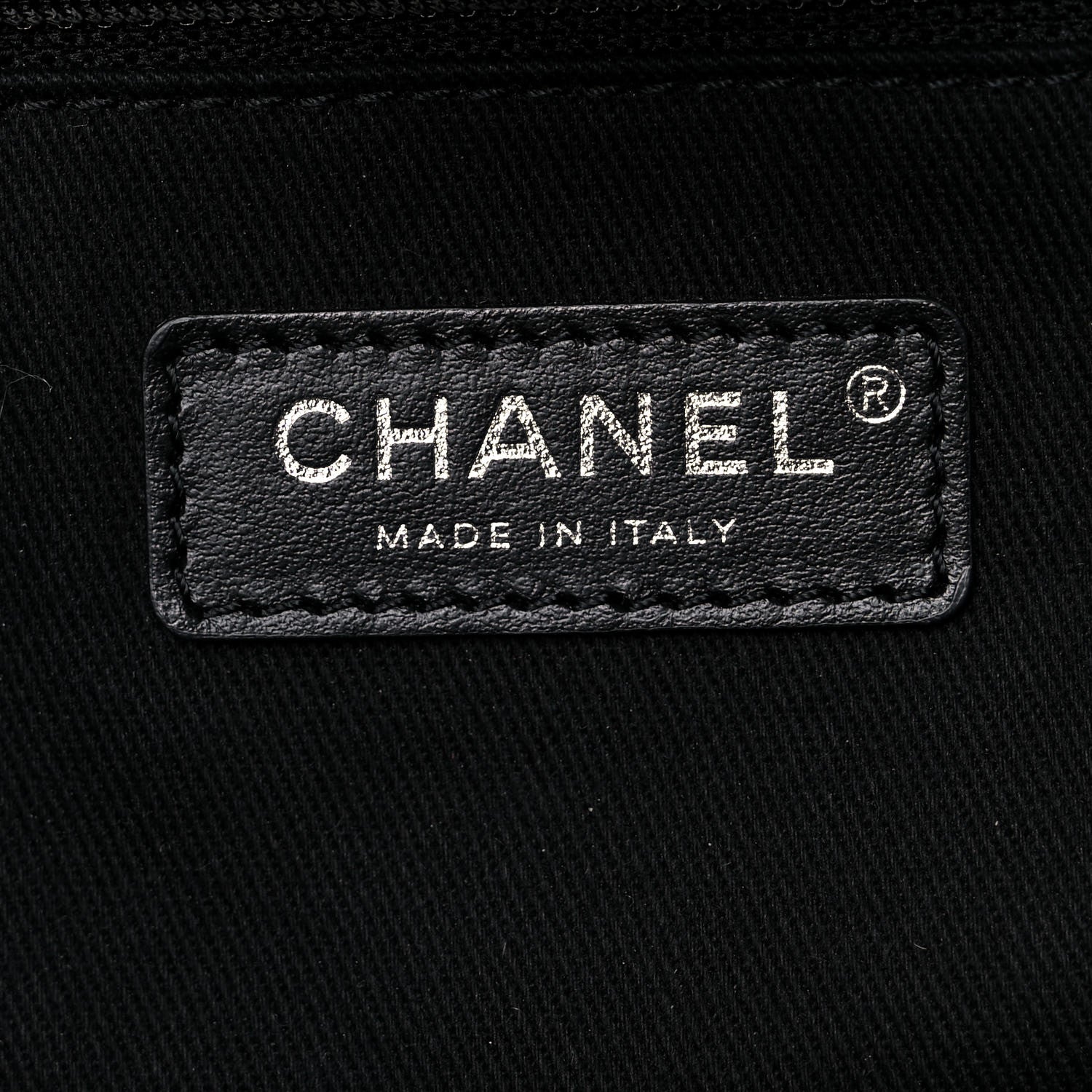 Chanel Mixed Fibers Calfskin Medium Deauville Tote Black 5 of 9