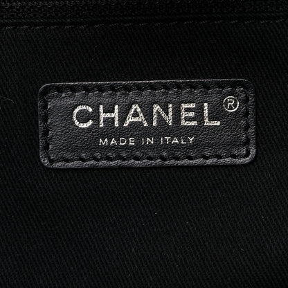 Chanel Mixed Fibers Calfskin Medium Deauville Tote Black 5 of 9