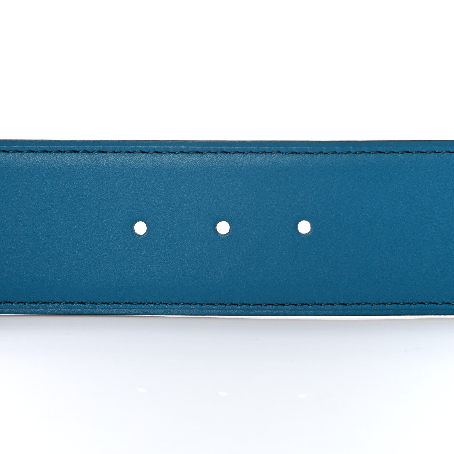 Hermes Epsom Swift 42mm Constance 2 H Belt 85 Bleu Izmir Bleu Saphir 4 of 5