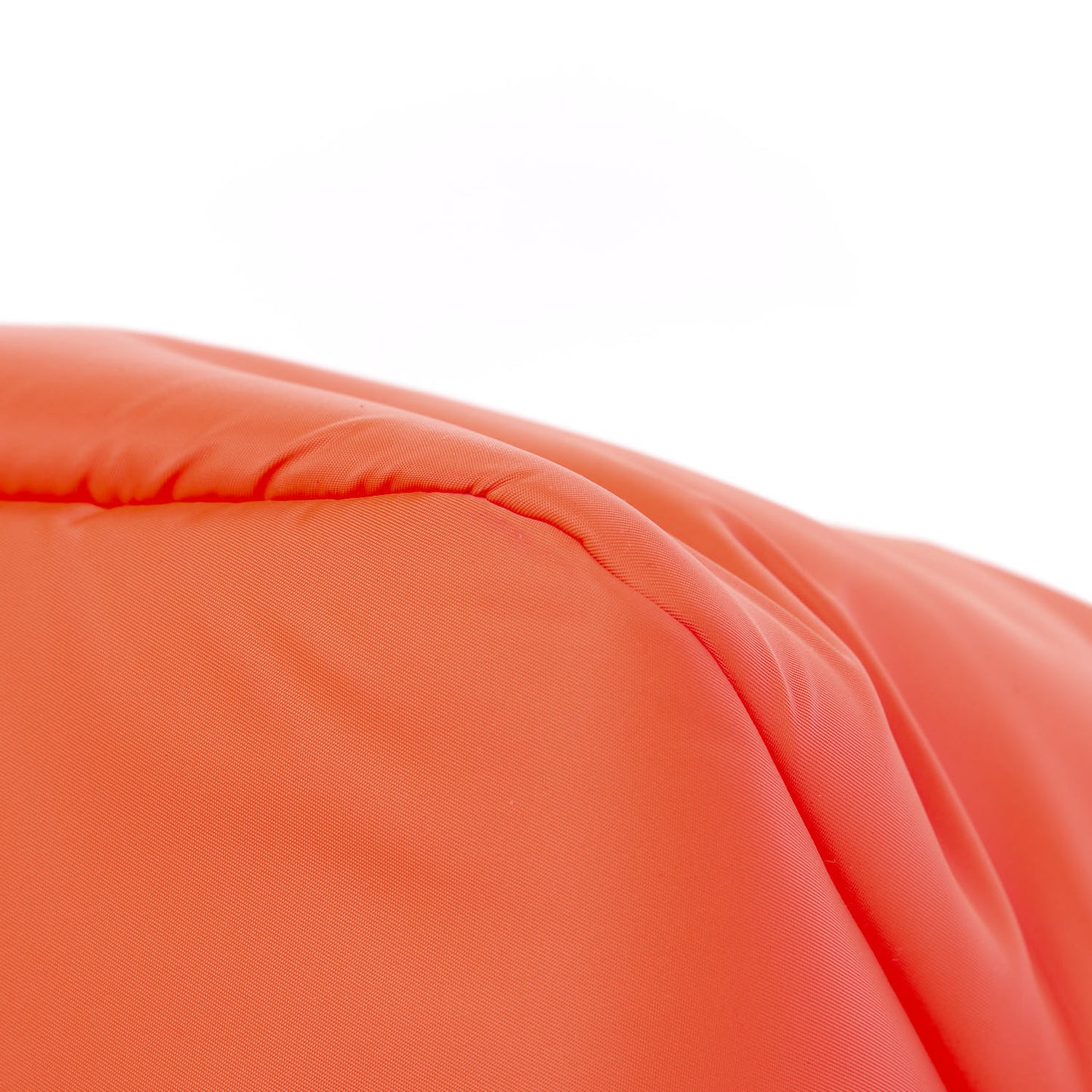 Tessuto Nylon Soft Padded Medium Shopping Tote Arancio Fluo