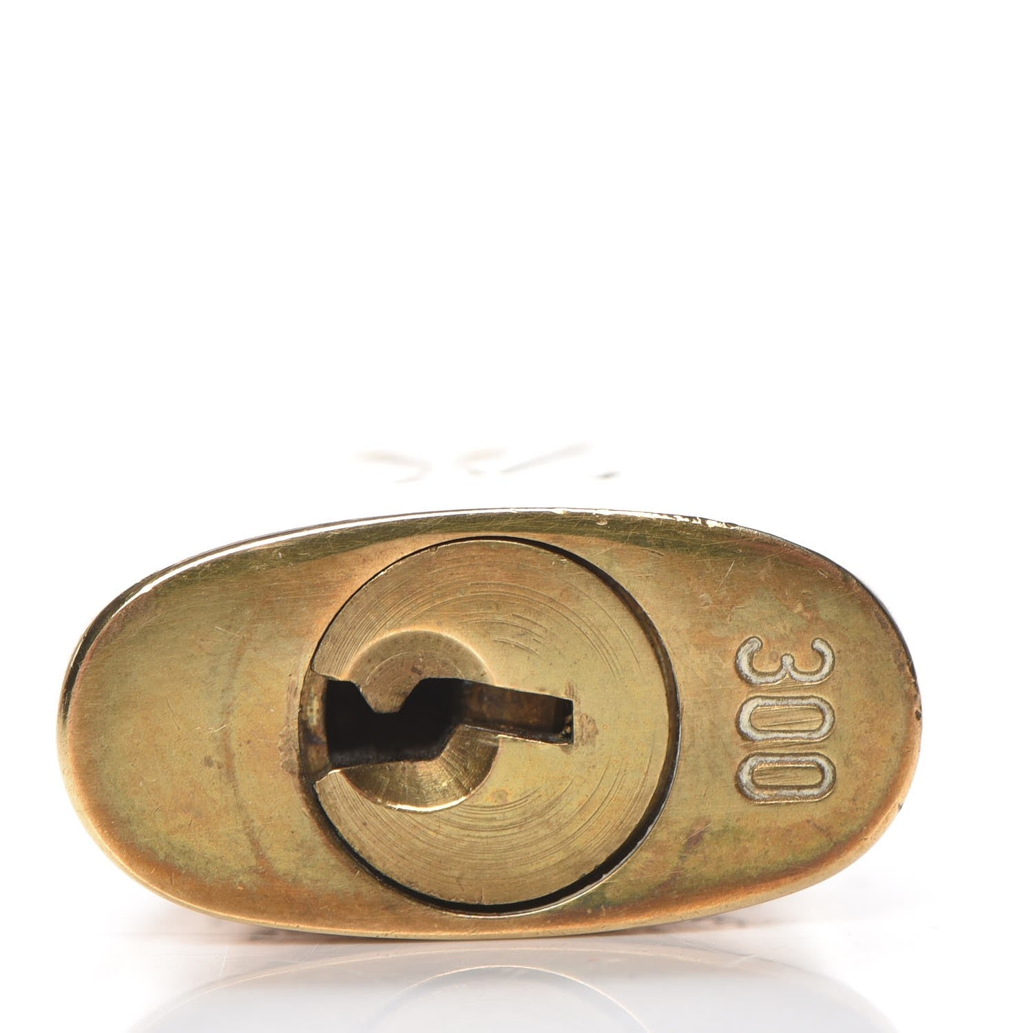 Louis Vuitton Brass Lock and Key Set #300 3 of 3