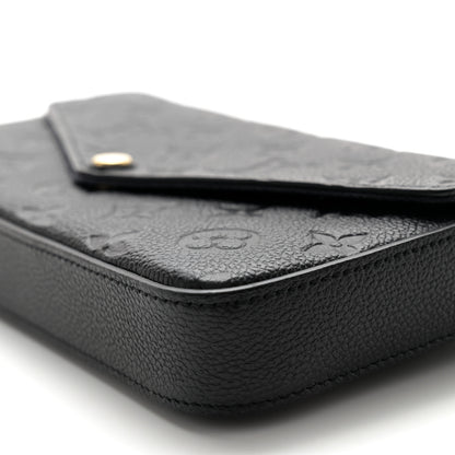 Louis Vuitton Empreinte Pochette Felicie Chain Wallet Black 10 of 10