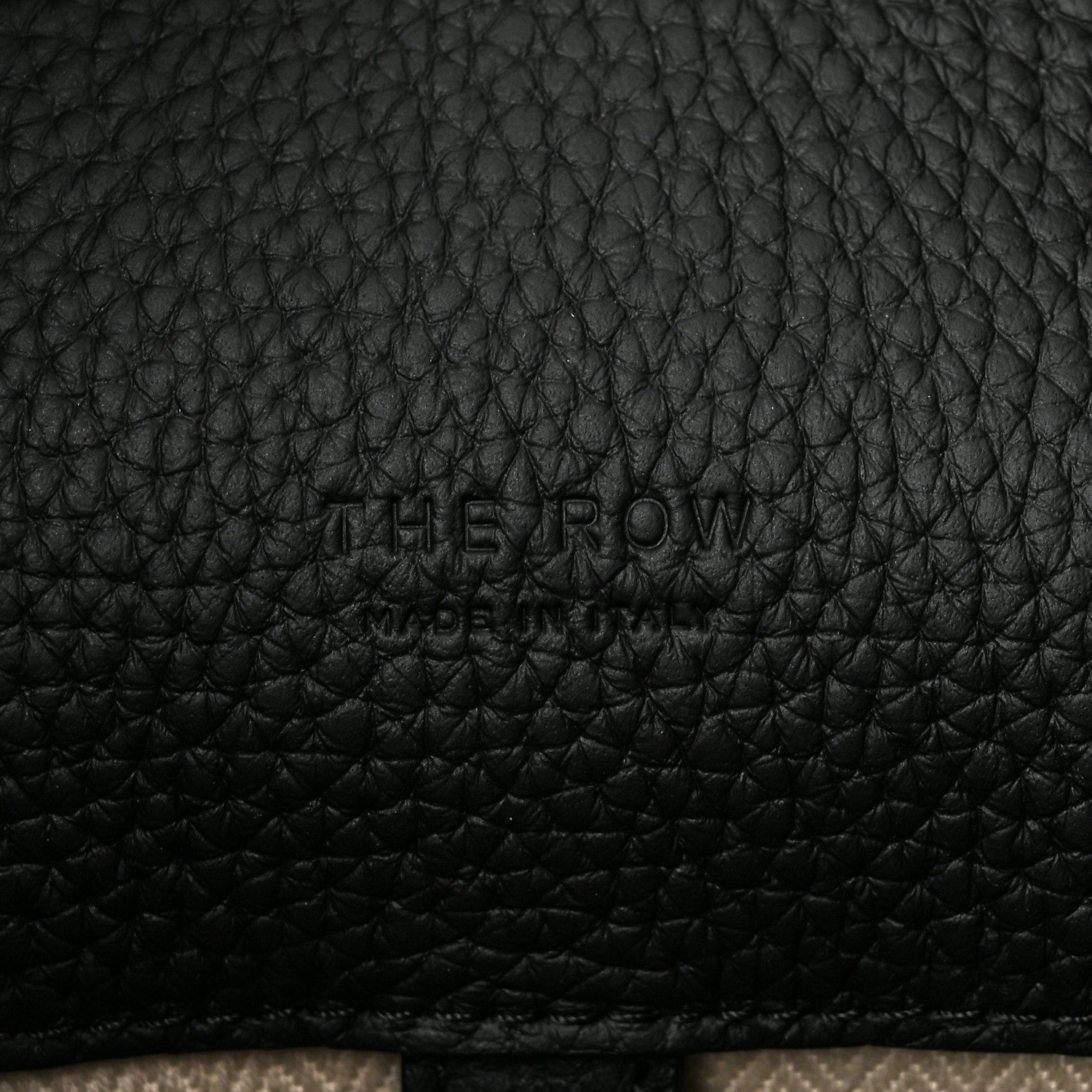 The Row Matte Grained Calfskin Soft Margaux 15 Black 6 of 9
