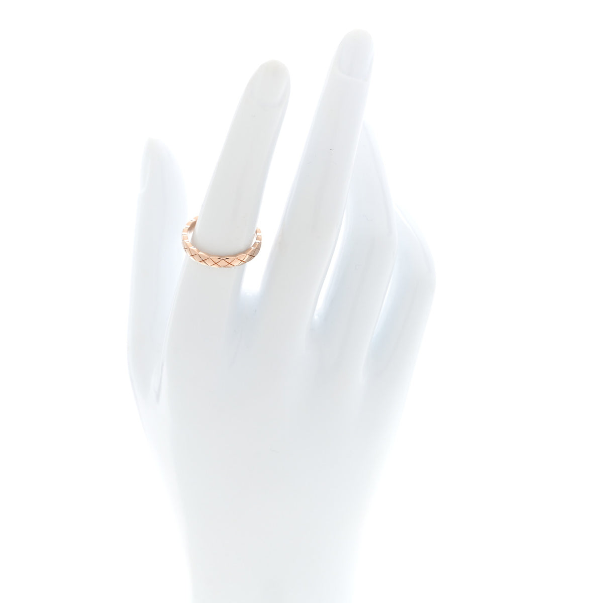 Chanel 18K Beige Gold Mini Coco Crush Ring 54 6.75 2 of 5