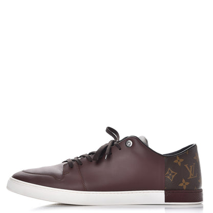 Louis Vuitton Calfskin Monogram Line Up Sneaker 13 Acajou 1 of 12