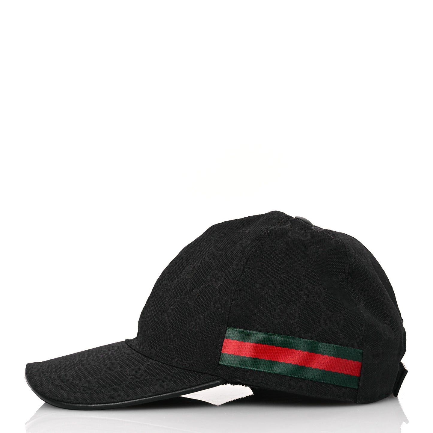 Monogram Web Baseball Hat L Black