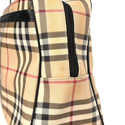 Burberry Canvas House Check Top Handle Bag 12 of 12