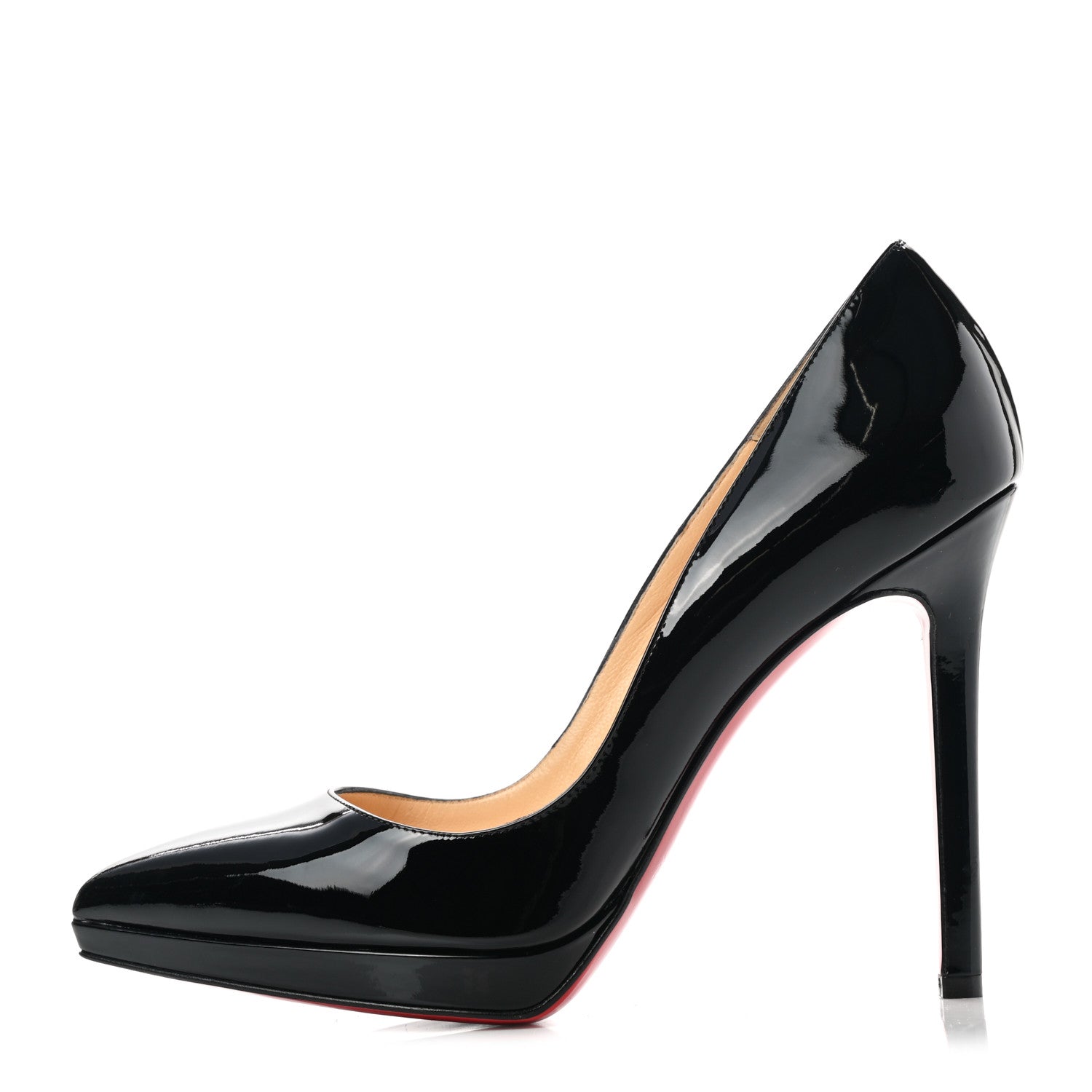 Christian Louboutin Patent Pigalle Plato 120 Pumps 36.5 Black 1 of 8