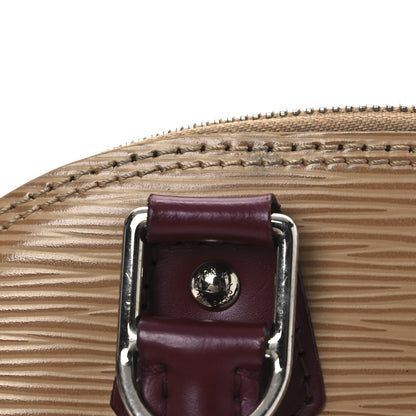 Louis Vuitton Epi Tri-Color Alma BB Vanilla Fuchsia Black 14 of 15