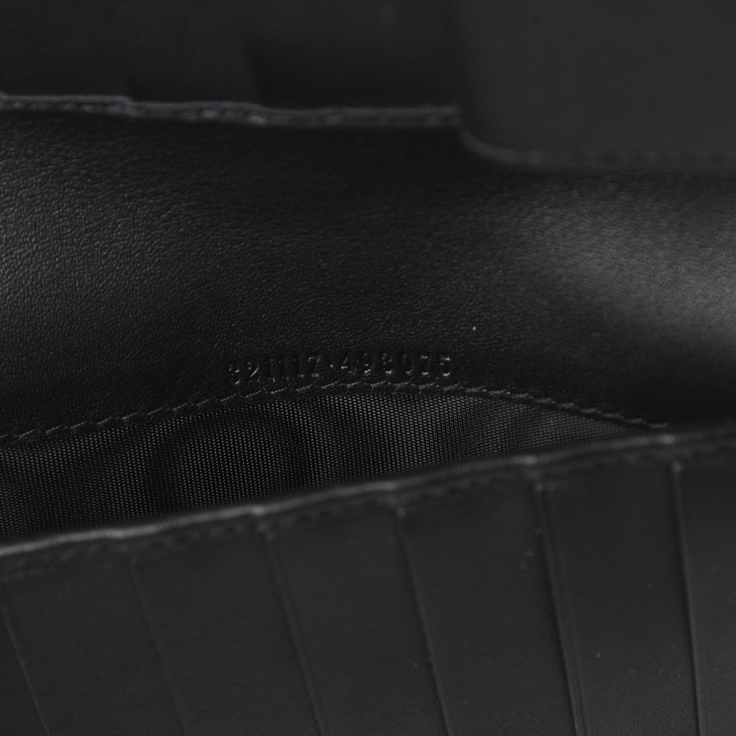 Guccissima Zip Around Travel Wallet Black