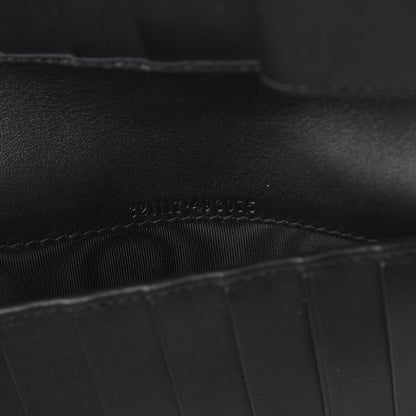 Gucci Guccissima Zip Around Travel Wallet Black 8 of 9