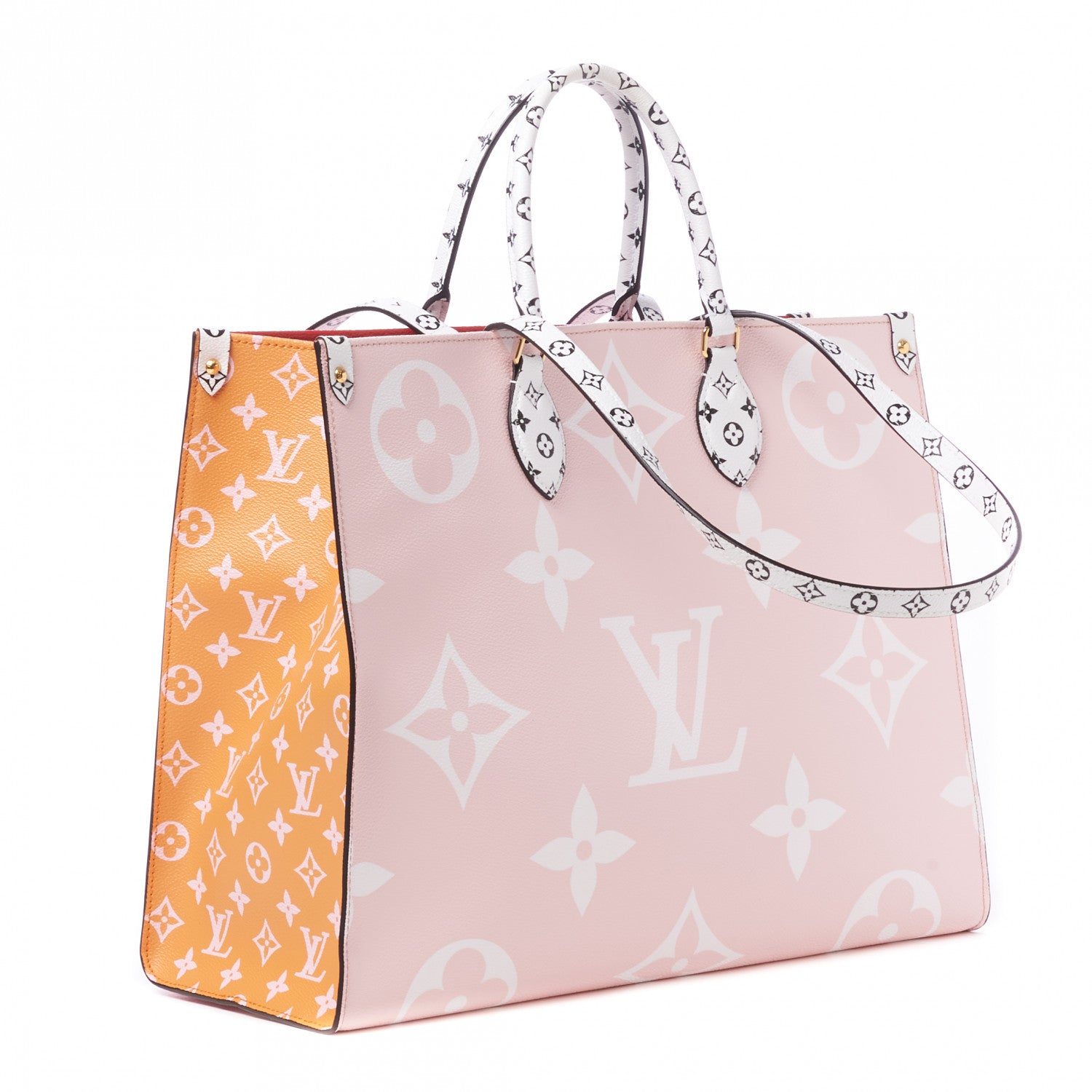 Louis Vuitton Monogram Giant Onthego GM Rouge Rose 3 of 8