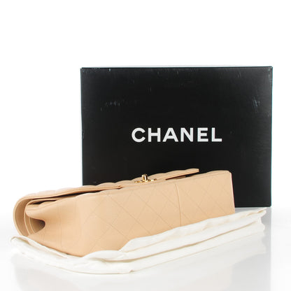 Chanel Caviar Quilted Jumbo Double Flap Beige Clair 4 of 8