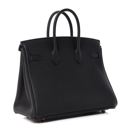 Hermes Togo Birkin 25 Black 3 of 11