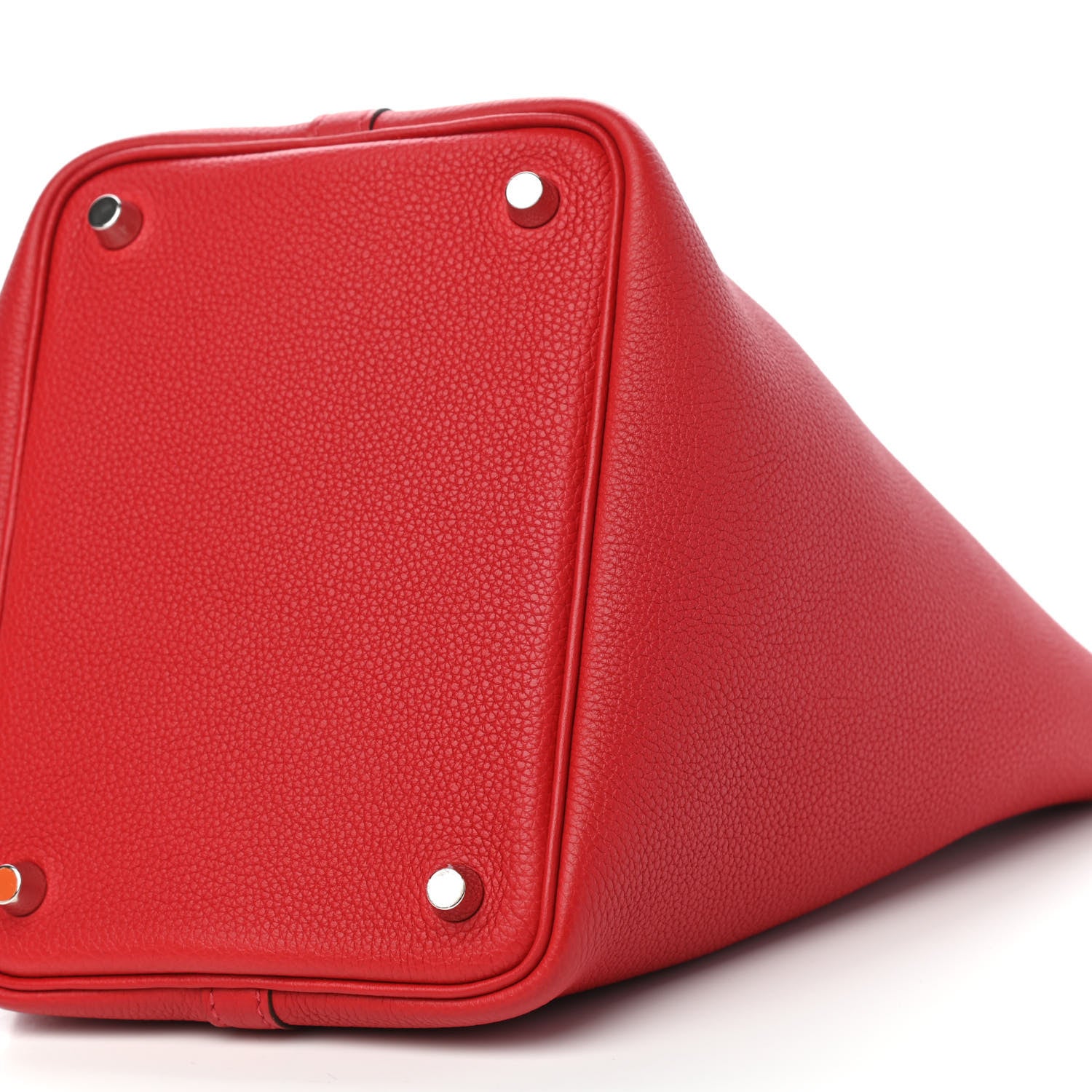 Hermes Taurillon Maurice Picotin Lock 18 PM Rouge Piment 8 of 10