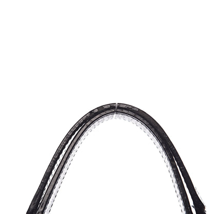 Chanel Iridescent Calfskin Extra Large Just Mademoiselle Bowling Bag Black 10 of 15