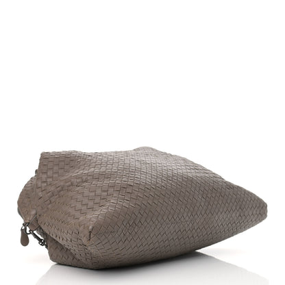 Bottega Veneta Nappa Intrecciato Maxi Convertible Tote Steel 4 of 10