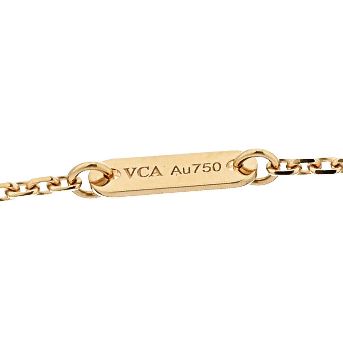 Van Cleef & Arpels 18K Yellow Gold Diamond Mini Frivole Pendant Necklace 6 of 6
