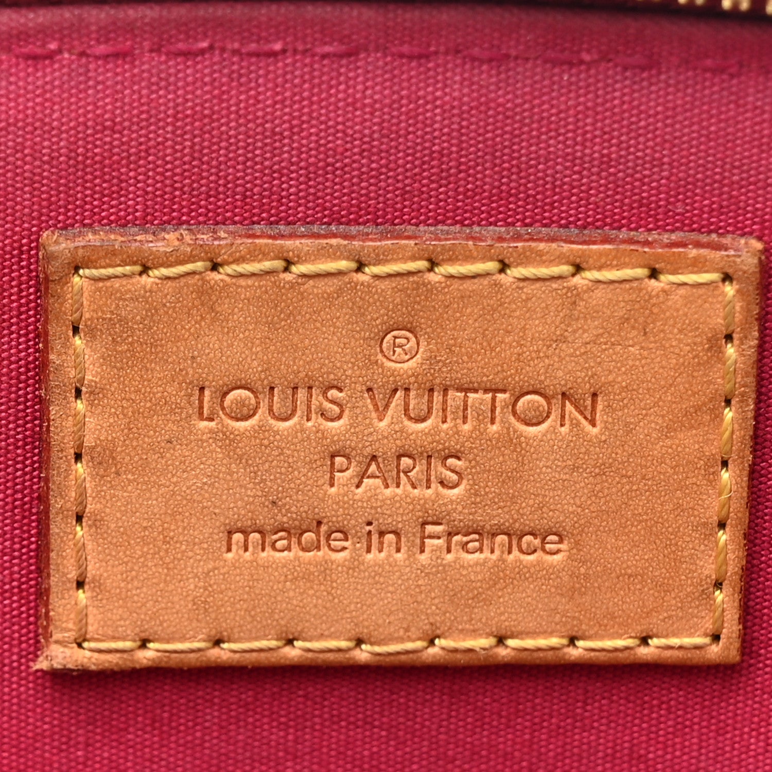 Louis Vuitton Vernis Alma BB Pomme D'Amour 6 of 14