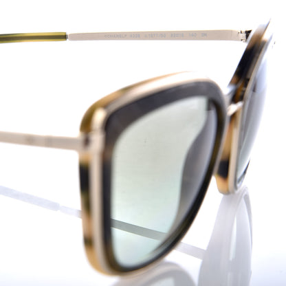 Chanel Acetate Quilted Metal Butterfly Sunglasses 4238-A Brown 5 of 8