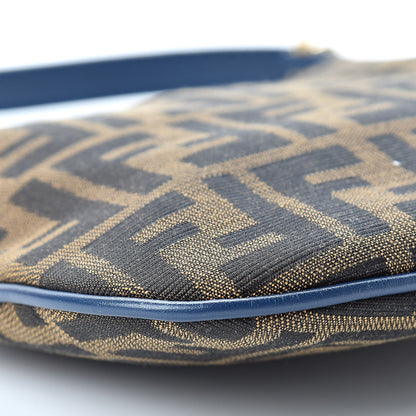 Fendi Zucca Small Hobo Tobacco Petrolio 6 of 12