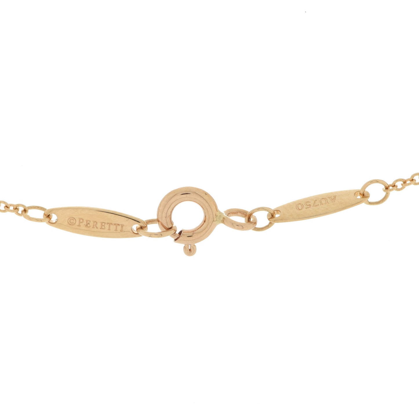 18K Yellow Gold Diamond .21ct Elsa Peretti Diamonds by the Yard Pendant Necklace