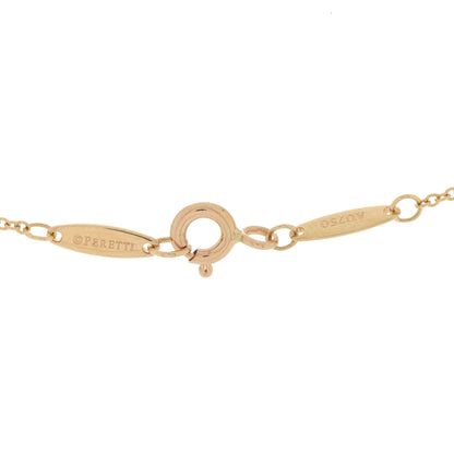 Tiffany 18K Yellow Gold Diamond .21ct Elsa Peretti Diamonds by the Yard Pendant Necklace 5 of 6