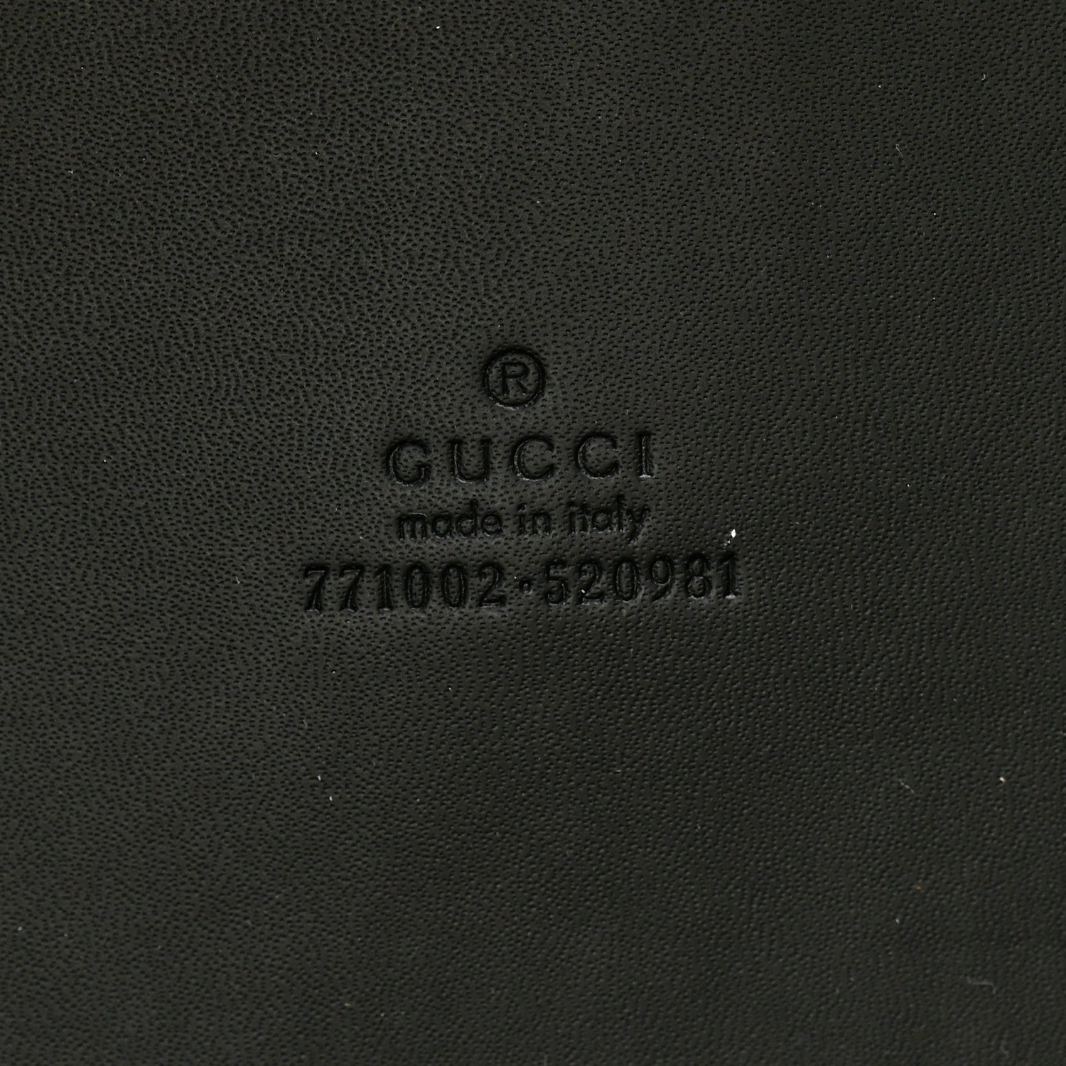 Gucci Calfskin GG Monogram Diamond Cut Duffle Bag Black 5 of 9