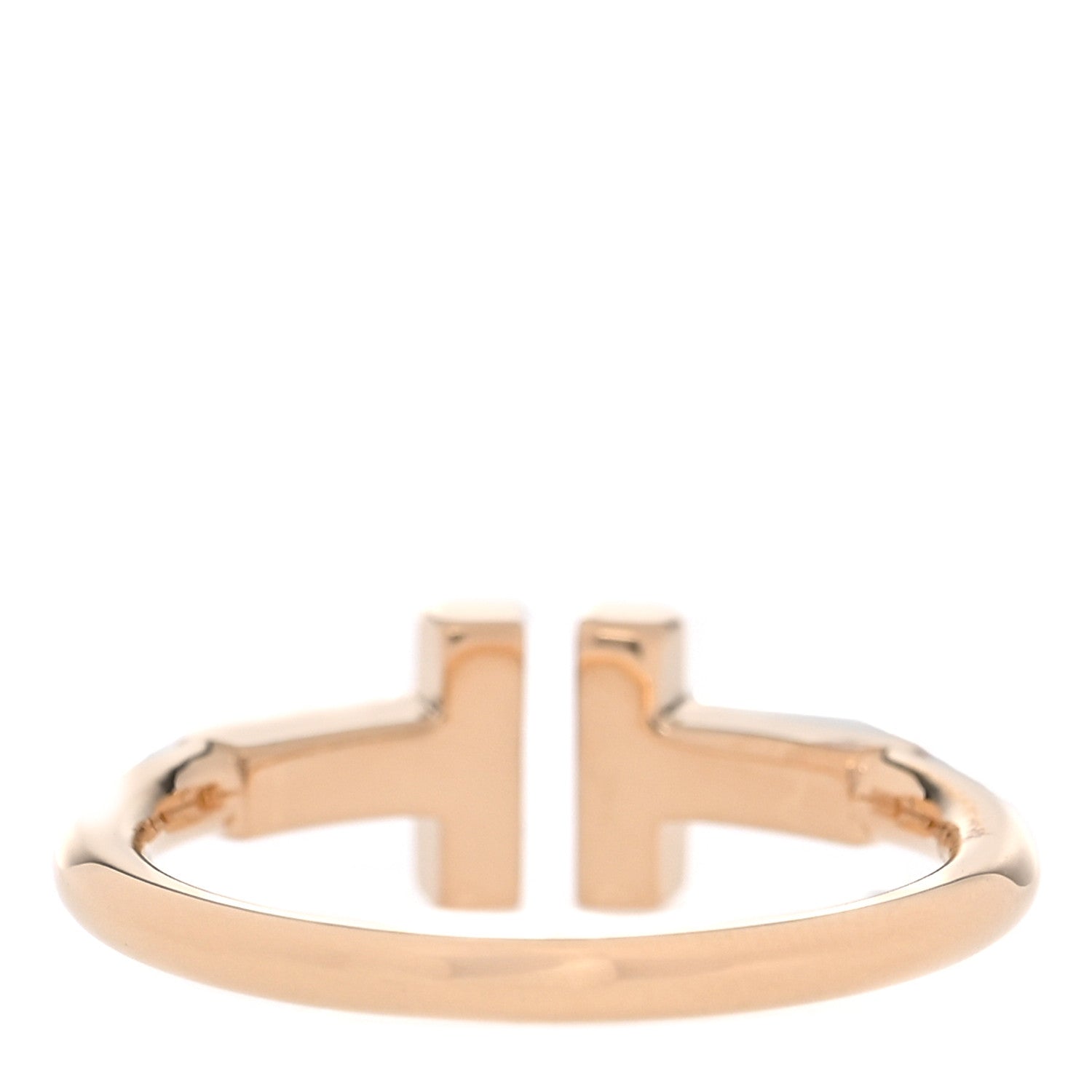 Tiffany 18K Yellow Gold T Wire Ring 48 4.5 3 of 5