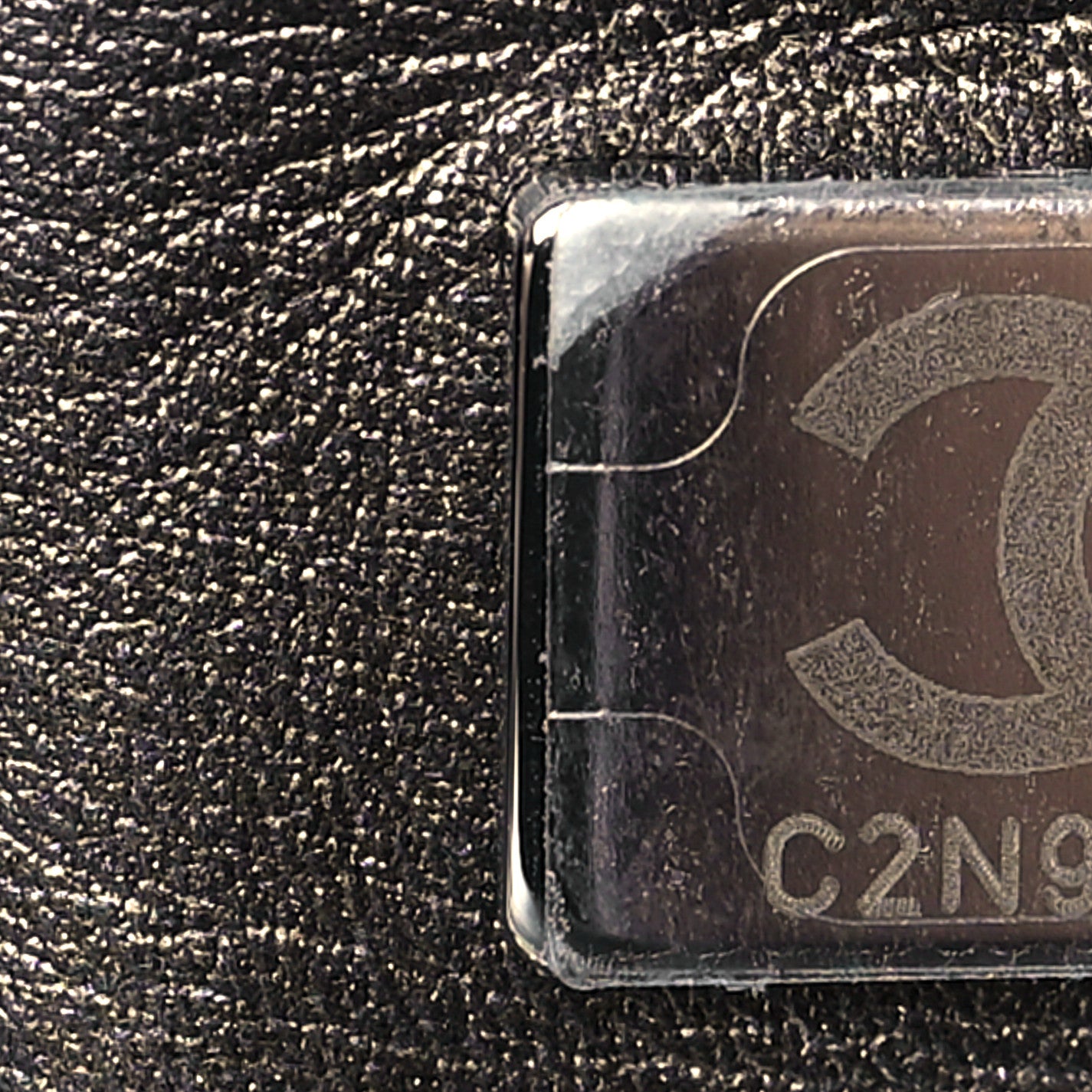Faded Metallic Mesh Extra Mini Flap Silver