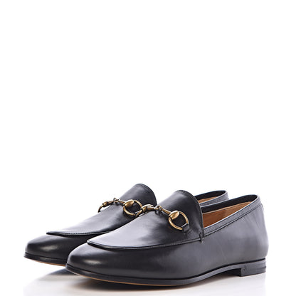 Gucci Calfskin Womens Jordaan Loafers 35 Black 3 of 10