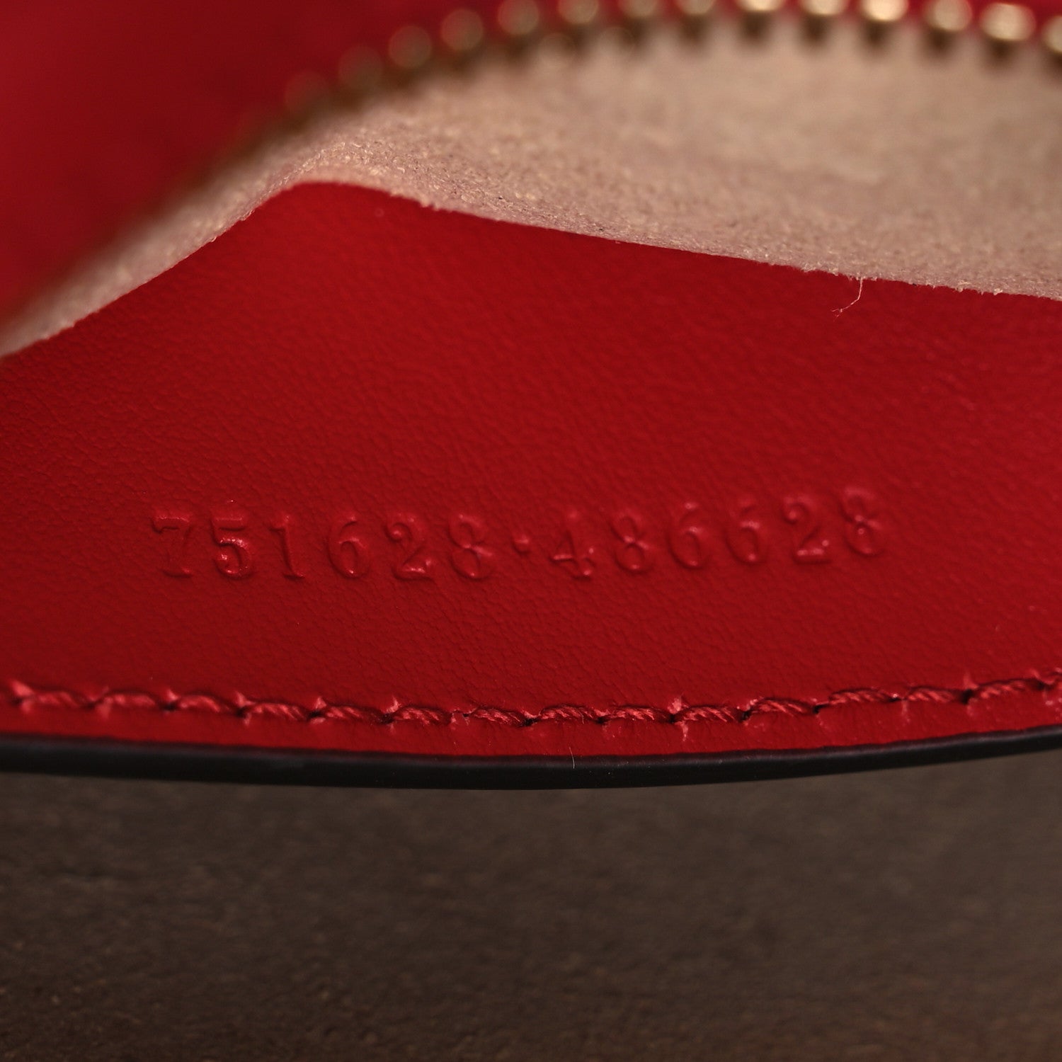 Gucci Calfskin Matelasse Diagonal Mini Interlocking G Heart Shoulder Bag Hibiscus Red 7 of 10